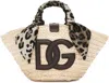 Dolce & Gabbana Kendra Logo-patch Tote Bag In Brown