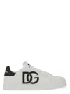 Dolce & Gabbana Dg Logo Patch Leather Sneaker
