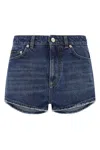 Dolce & Gabbana Logo Plate Shorts Bermuda And Short Blue In Blue