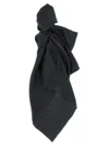 Dolce & Gabbana Logo Scarf Scarves And Foulards Black In Black
