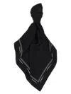 Dolce & Gabbana Women Logo Scarf In Brown