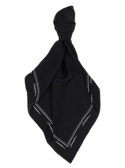 DOLCE & GABBANA DOLCE & GABBANA WOMEN LOGO SCARF
