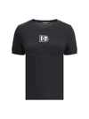Dolce & Gabbana Recognizable Logo Crew Neck T-shirt In Black
