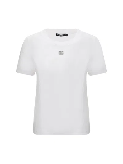 Dolce & Gabbana Women Logo T-shirt In White