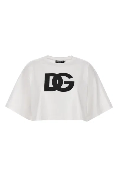 DOLCE & GABBANA DOLCE & GABBANA WOMEN LOGO T-SHIRT
