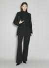 Dolce & Gabbana Women Long Single-breasted Wool Cady Jacket In Black