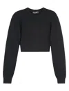 Dolce & Gabbana Long Sleeve Crew-neck Sweater In White