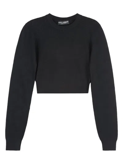 DOLCE & GABBANA WOMEN'S LONG SLEEVE CREW-NECK SWEATER