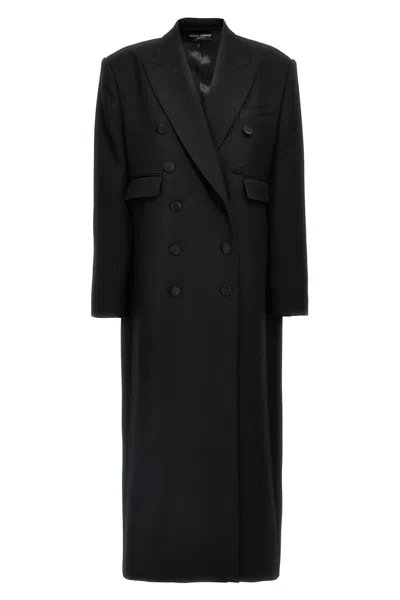 DOLCE & GABBANA DOLCE & GABBANA WOMEN LONG TUXEDO COAT