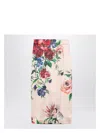 Dolce & Gabbana Longuette Skirt With Floral Print