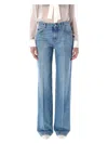Dolce & Gabbana Cotton Belt Loops Five Pockets Trousers In Blue