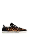 Dolce & Gabbana Women Printed Calf Hair Saint Tropez Light Sneakers In Animal Print