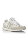 Dolce & Gabbana Dg Cushion Mixed-material Sneakers In Bianco