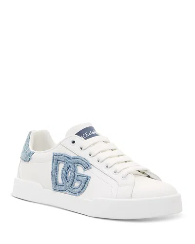 DOLCE & GABBANA WOMEN'S LOW TOP SNEAKERS