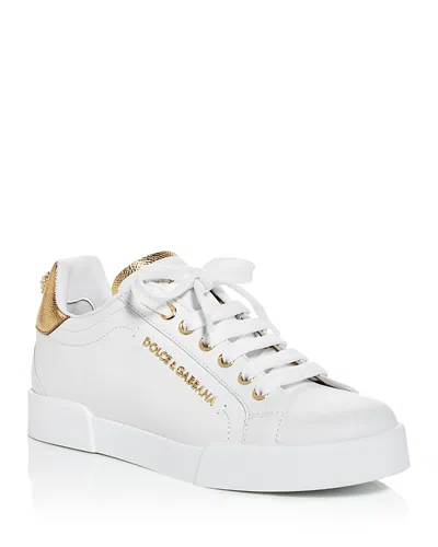 DOLCE & GABBANA WOMEN'S LOW-TOP SNEAKERS,CK1602AN298