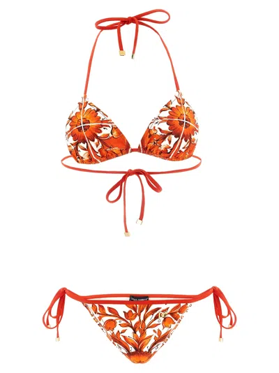 Dolce & Gabbana Women's Maiolica Bikini In Multi