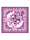 Dolce & Gabbana Majolica-print 50x50 Silk Twill Foulard