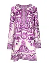 Dolce & Gabbana Women Silk Dress In Pink