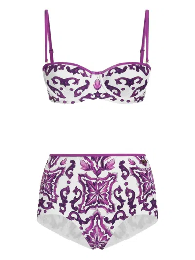 Dolce & Gabbana Women Majolica Print Bikini