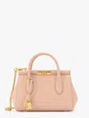 Dolce & Gabbana Women Marlene Leather Handbag With Logo Print