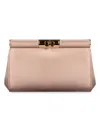 Dolce & Gabbana Satin Convertible Shoulder Bag In Pink