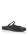Dolce & Gabbana Round Head Muller Shoes In Black