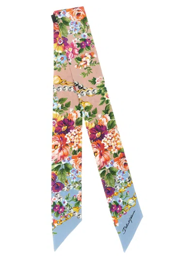 Dolce & Gabbana Mazzolini Di Fiori Bandeau In Multi