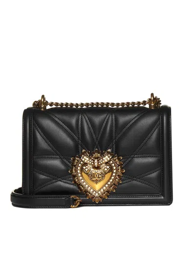 Dolce & Gabbana Women Medium Devotion Bag In Quilted Nappa Leather In Multi
