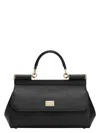 Dolce & Gabbana Medium Sicily Handbag In Black