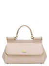 Dolce & Gabbana Medium Sicily Handbag In Orange