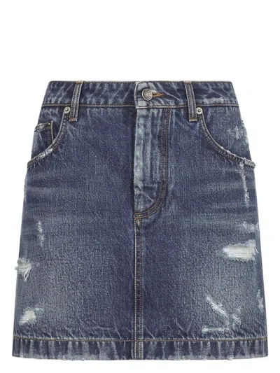 DOLCE & GABBANA WOMEN'S MINI SKIRT