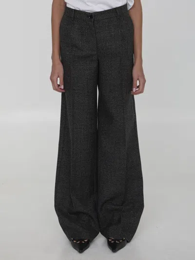 Dolce & Gabbana Dolce&gabbana Women Palazzo Trousers In Black