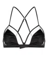 Dolce & Gabbana Women's Panelled Tulle Satin Bra