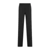 Dolce & Gabbana Elegantly Tailored Wool Blend Pants For Women In Black