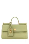 Dolce & Gabbana Women Pastel Green Leather My Sicily Handbag
