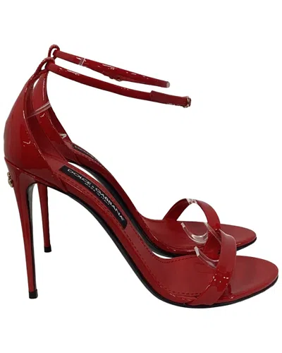 Dolce & Gabbana Women's Patent Ankle Strap Sandal (authentic Pre-loved)