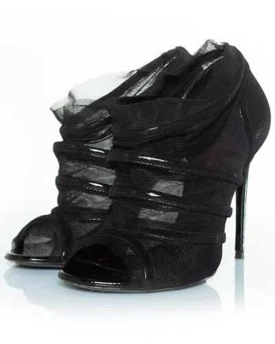 Pre-owned Dolce & Gabbana Women's Patent Leather Keira Bootie (authentic Pre-loved)