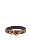 Dolce & Gabbana `pony` Belt In Gold