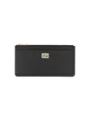 Dolce & Gabbana Dolce&gabbana Dauphine Zipped Card Holder In Black