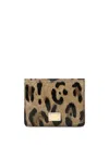 Dolce & Gabbana All-over Leopard-print Wallet In Multicolour