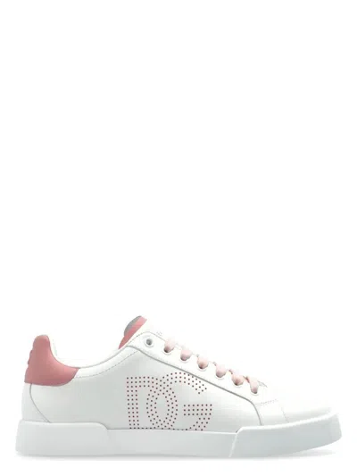 Dolce & Gabbana Women's Portofino Light Strobel Sneakers In White
