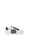 Dolce & Gabbana Portofino Light Strobel Sneakers In White