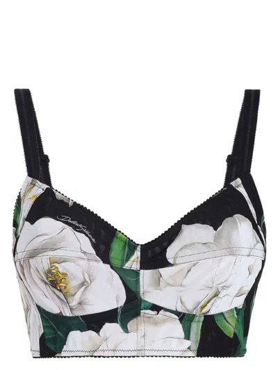 Dolce & Gabbana Women's Printed Cropped Top