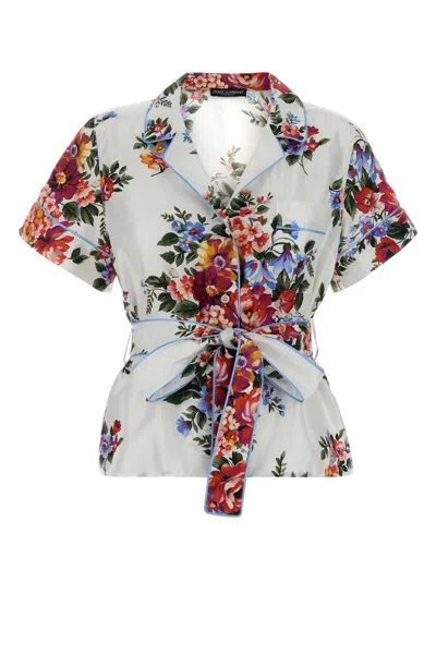 Dolce & Gabbana Vanity Shirt And Blouse White In Multi