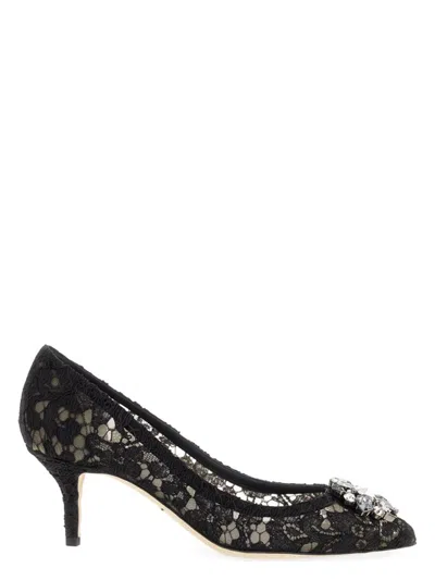 DOLCE & GABBANA WOMEN'S PUMPS WITH CRYSTALS
