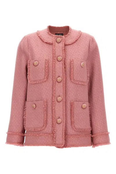DOLCE & GABBANA DOLCE & GABBANA WOMEN TWEED BLAZER