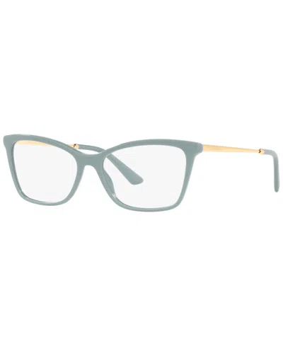 Dolce & Gabbana Women's Rectangle Eyeglasses, Dg334754-o In Gray