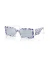 Dolce & Gabbana Rectangular Sunglasses In Gray
