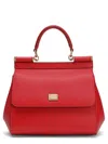 Dolce & Gabbana Sicily Medium Hand Bag In Red