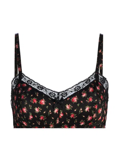 Dolce & Gabbana Women's Regg. Senza Ferretto Silk-blend Bra